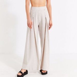 UO wide leg stripe pants